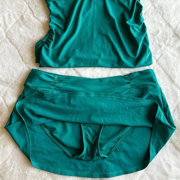 Athleta Green One Piece Swimwear - Picture 2 of 8